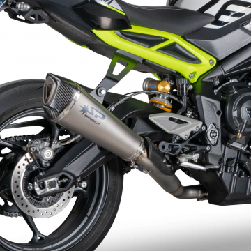 view Spark Konix Evo Full Exhaust, Titanium for Triumph Street Triple 765 R/S/RS 2018+