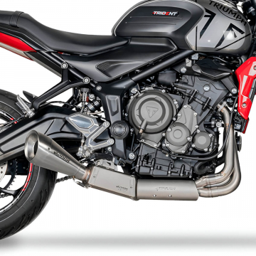 view Spark GTR8819IOM 60'S Euro5 Full Exhaust for Trident 660 / Tiger Sport 660 2021+