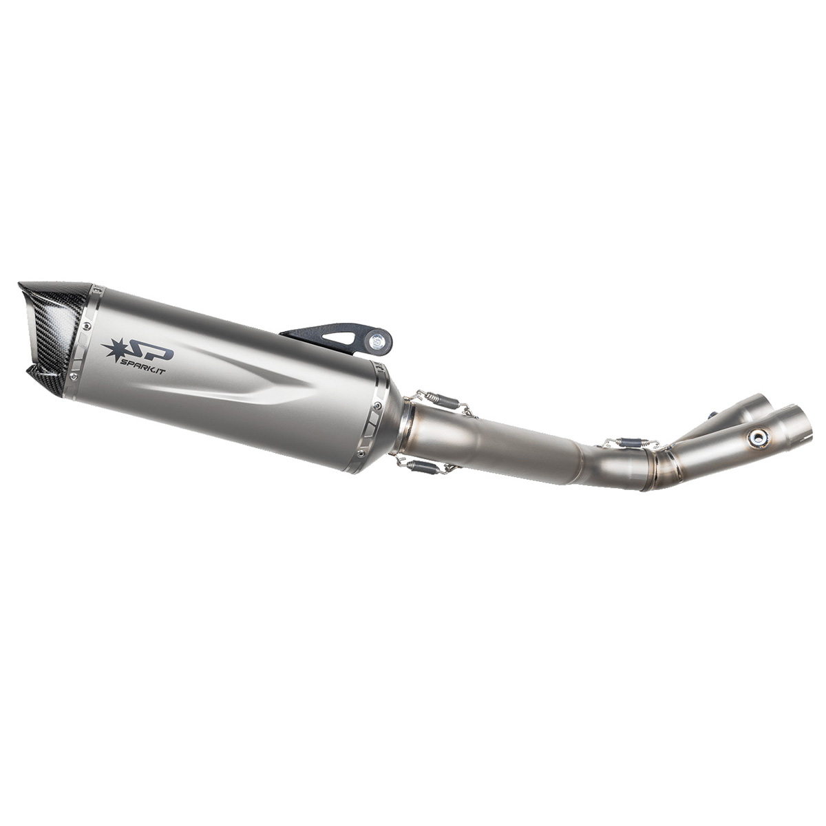 パーツ YZF-R1/R1M 15-26 SPARK EXAUST FORCE EVO Spark Force Evo Semi-Full Exhaust, Titanium for Yamaha YZF-R1 / MT