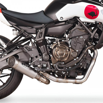 view Spark GYA8876T-R7 Grid-O Full Exhaust, Titanium for Yamaha YZF-R7, MT-07 & Tracer 700