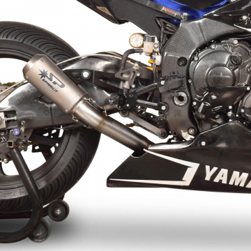 view Spark GYA8879T+SGATT844 GP Semi-Full Exhaust, Titanium for Yamaha MT-10 2016+
