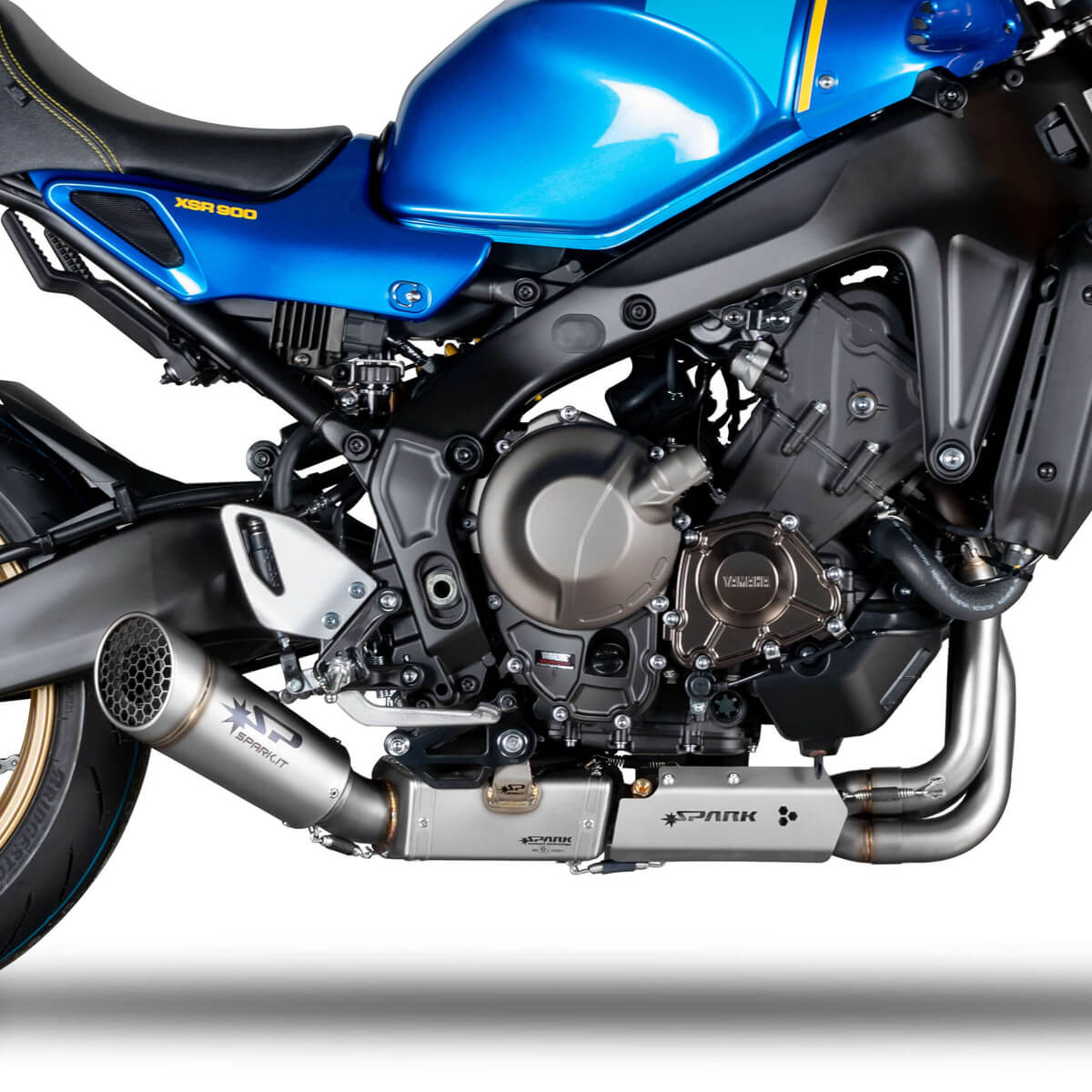 MTメタトロン Spark GYA8886TOM Grid-O Full Exhaust, Titanium for Yamaha MT-09