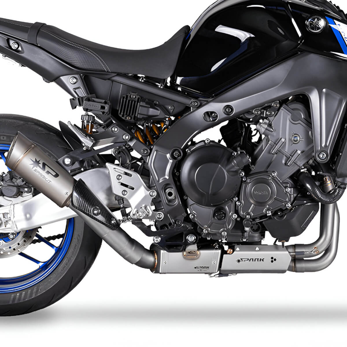 パーツ MT09 Spark GYA8889TOM High Mount Grid-O Euro5 Full Exhaust for Yamaha