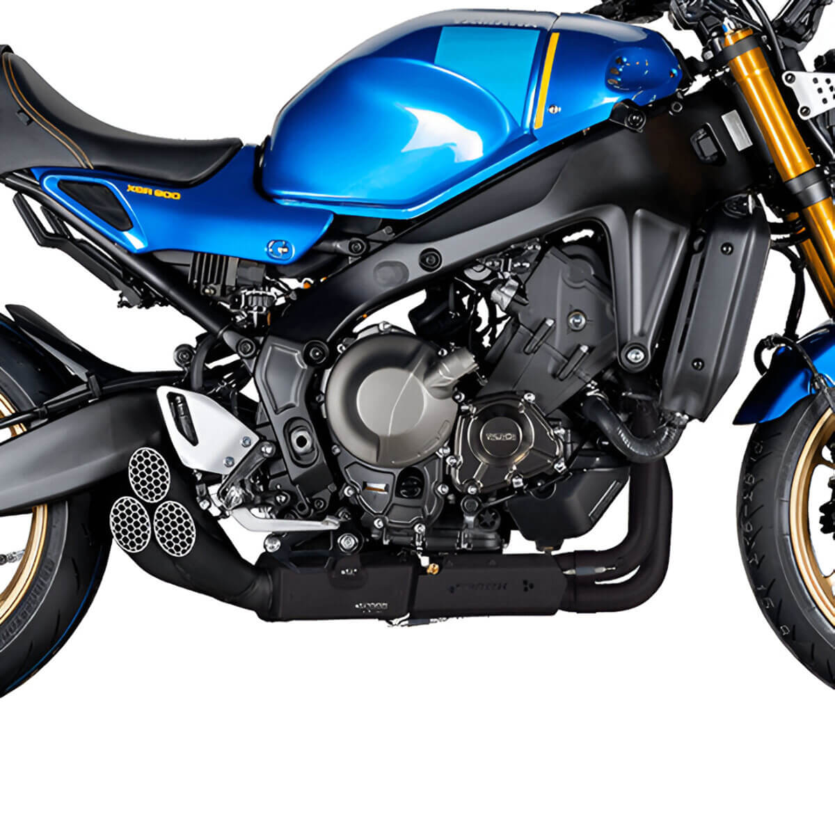 Spark Triple Exit Race Full Exhaust, Dark for Yamaha MT-09/XSR900