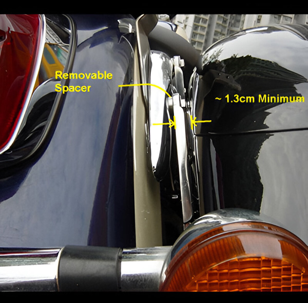 Removable spacer