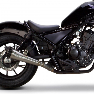 view Two Bros 005-4830499 Comp-S Slip-on Exhaust Honda Rebel 300 / 500 2017+