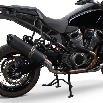 view Two Bros 005-5380409-B S1R Slip-On Exhaust System for Harley Pan America 1250 2021+