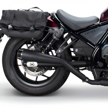Two Bros Comp-S Low-Mount Slip-on Exhaust, Black for Honda Rebel 1100 2021+