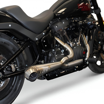 view Two Bros Apex Shorty Turnout 2-1 Full Exhaust, Stainless for Harley Softail 2025+