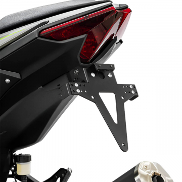 view Zieger 10010755 Classic Complete License Plate Holder for Kawasaki Z500 / Ninja 500 2024+