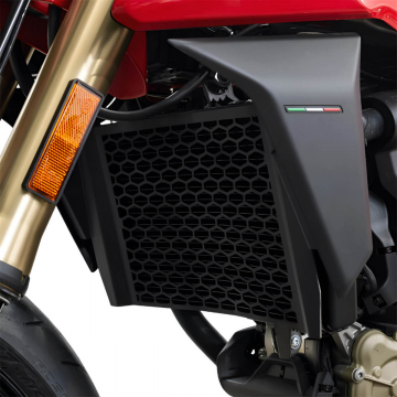 view Zieger 10010796 Pro Radiator Guard, Black for Ducati Hypermotard 698 Mono 2024+