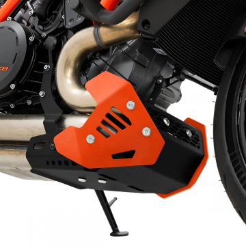 view Zieger 10010941 Skid Plate, Orange/Black for KTM 1390 Super Duke R 2024+