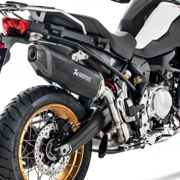 view Akrapovic Slip-on Line Exhaust, Titanium for BMW F800 & 900GS/Adv, F850GS/Adv.