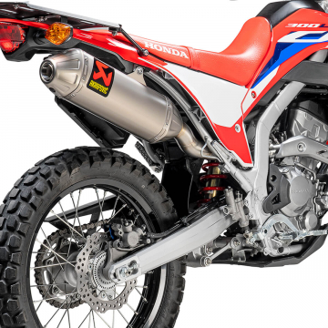 view Akrapovic Slip-on Line Exhaust, Titanium for Honda CRF300L / Rally 2021+