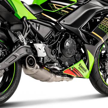 view Akrapovic Racing Line Exhaust System, Titanium for Kawasaki Ninja 650 / Z650 2017+