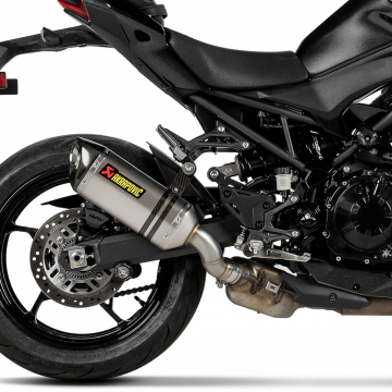 view Akrapovic Slip-on Line Exhaust, Titanium for Kawasaki Z900 2025+