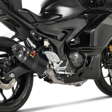 view Akrapovic Racing Line Exhaust System, Carbon for Yamaha YZF-R3 2015+ & MT-03 2020+