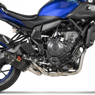 view Akrapovic Racing Line Exhaust System, Carbon Fiber for Yamaha MT-07/FZ-07 2025+