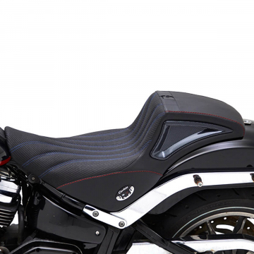 view Corbin Gunslinger Seat, With Heat for Harley Softail Low Rider & Sport Glide 2018+