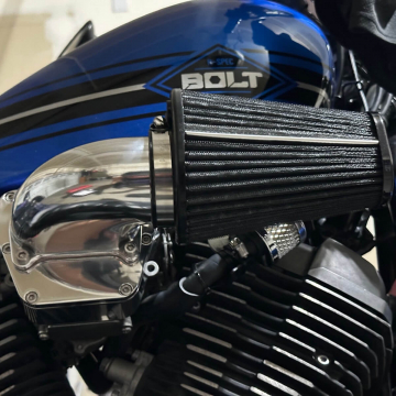 view ForceWinder Y BOLT P Air Intake Kit, Polished for Yamaha Bolt (2013-)