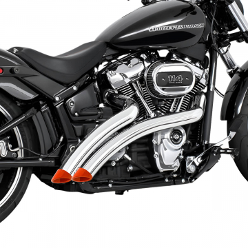view Freedom Performance CHR-SLHDO Radical Radius Exhaust for Harley Softail '18-'24