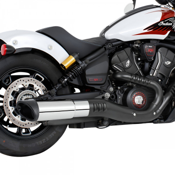 view Freedom Performance S101-45CHR-SLHGBK 4.5" 2-Step Exhaust for Indian Scouts 2025+