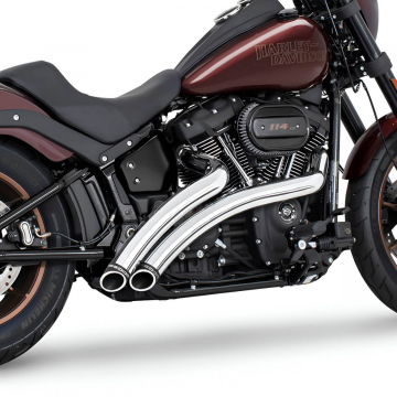 view Freedom Performance HD00708 Radical Radius Exhaust for Harley Softail '18-'24