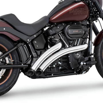 view Freedom Performance HD01282 Radical Radius Exhaust for Harley Softail '18-'24
