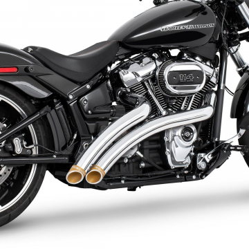 view Freedom Performance HD01723 Radical Radius Exhaust for Harley Softail '18-'24