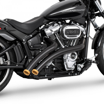 view Freedom Performance HD01730 Radical Radius Exhaust for Harley Softail '18-'24