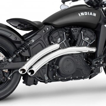 view Freedom Performance IN00074 Radical Radius Exhaust for Indian Scout '14-'24