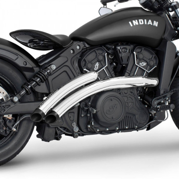 view Freedom Performance IN00336 Radical Radius Exhaust for Indian Scout '14-'24