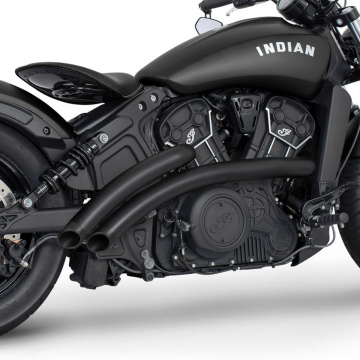 view Freedom Performance IN00337 Radical Radius Exhaust for Indian Scout '14-'24