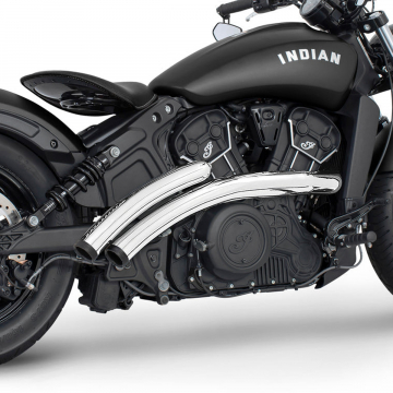 view Freedom Performance IN00341 Radical Radius Exhaust for Indian Scout '14-'24