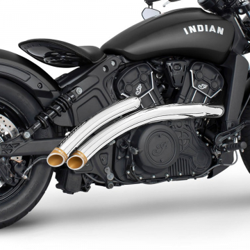 view Freedom Performance IN00345 Radical Radius Exhaust for Indian Scout '14-'24