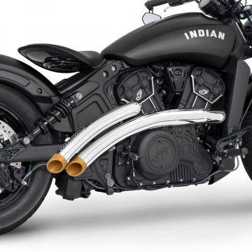 view Freedom Performance IN00346 Radical Radius Exhaust for Indian Scout '14-'24