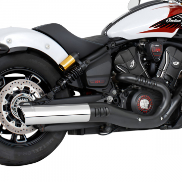 view Freedom Performance IN00555 4" Slip-on Exhaust for Indian Scouts 2025+