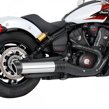 view Freedom Performance IN00556 4" Slip-on Exhaust for Indian Scouts 2025+