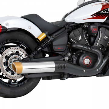 view Freedom Performance IN00563 4" Slip-on Exhaust for Indian Scouts 2025+