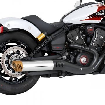 view Freedom Performance IN00570 4" Slip-on Exhaust for Indian Scouts 2025+