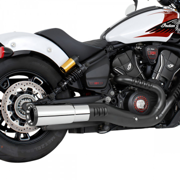 view Freedom Performance IN00586 4.5" 2-Step Slip-on Exhaust for Indian Scouts 2025+