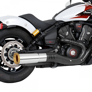 view Freedom Performance IN00589 4.5" 2-Step Slip-on Exhaust for Indian Scouts 2025+
