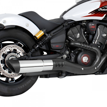 view Freedom Performance IN00597 4.5" 2-Step Slip-on Exhaust for Indian Scouts 2025+