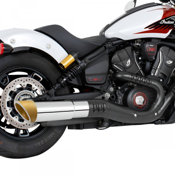 view Freedom Performance IN00598 4.5" 2-Step Slip-on Exhaust for Indian Scouts 2025+