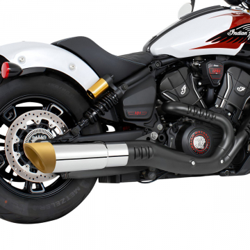 view Freedom Performance IN00599 4.5" 2-Step Slip-on Exhaust for Indian Scouts 2025+