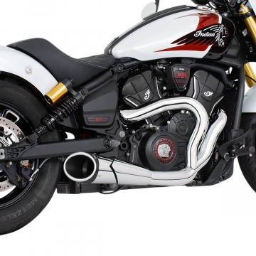 view Freedom Performance IN00675 4.5" 2-into-1 Shorty Exhaust for Indian Scouts 2025+