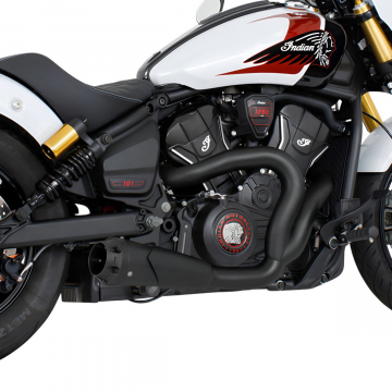 view Freedom Performance IN00688 4.5" 2-into-1 Shorty Exhaust for Indian Scouts 2025+