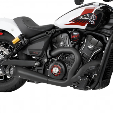 view Freedom Performance IN00695 4.5" 2-1 Turn-Out Exhaust for Indian Scouts 2025+