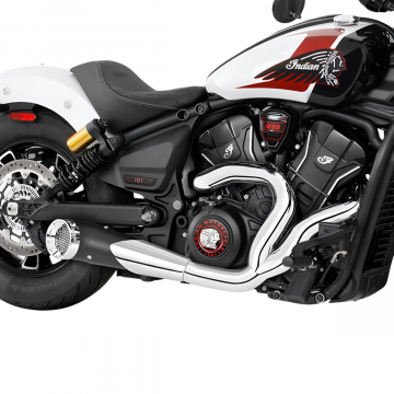 view Freedom Performance IN00698 4.5" 2-1 Turn-Out Exhaust for Indian Scouts 2025+