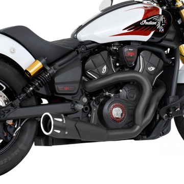 view Freedom Performance IN00701 4.5" 2-into-1 Shorty Exhaust for Indian Scouts 2025+